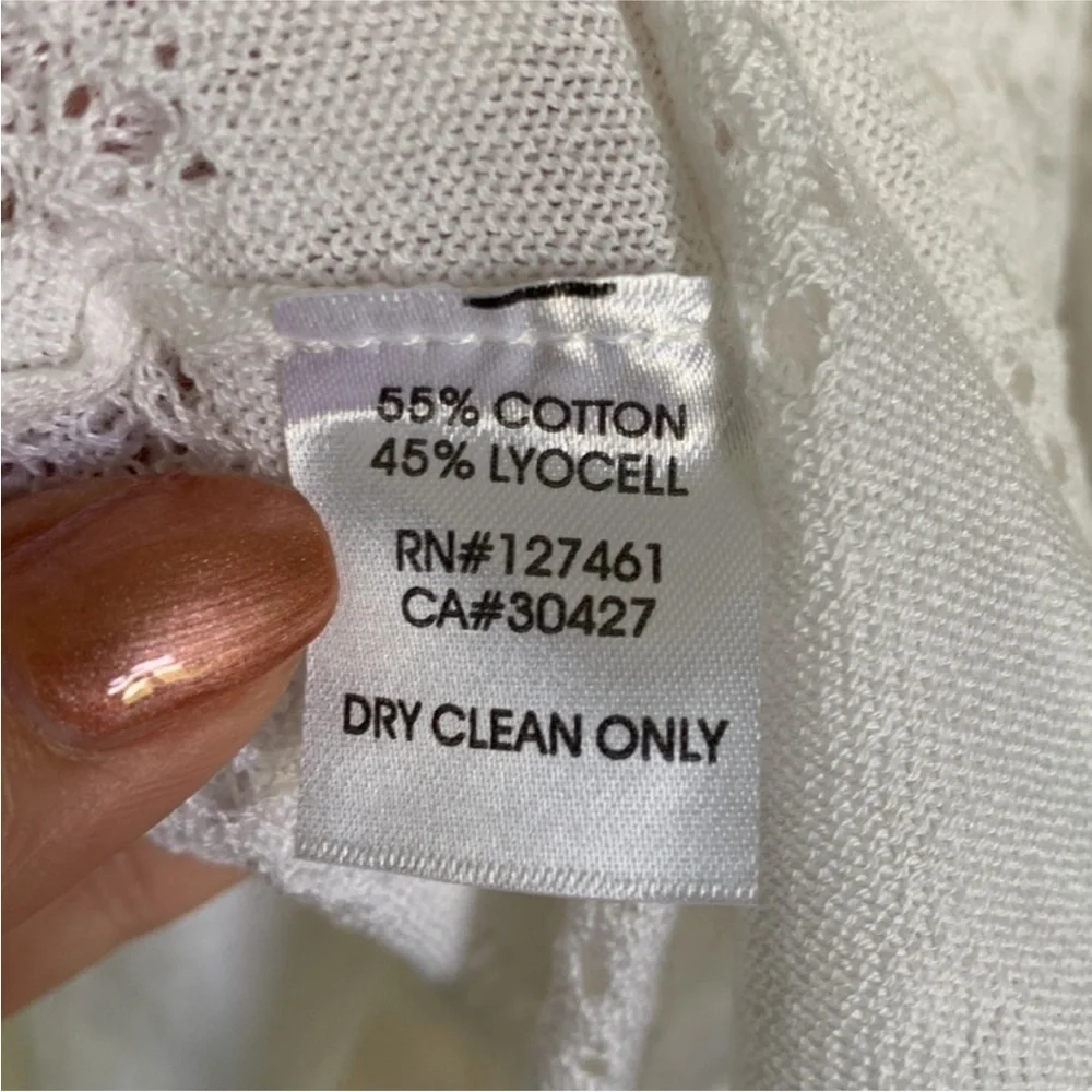 Wildfox | Taylor White Tunic Swim Beach Sweater Coverup NWOT Medium